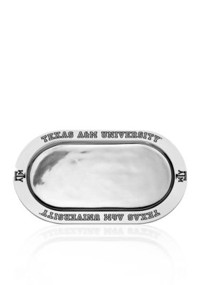 Wilton Armetale Texas A&M Aggies Large Oval Tray