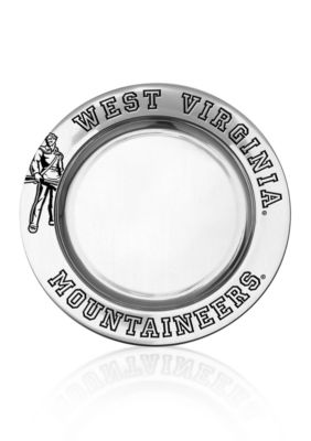 Wilton Armetale West Virginia Mountaineers Small Round Tray