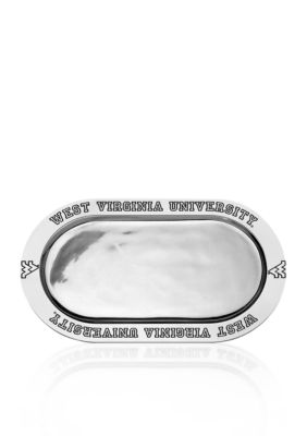 Wilton Armetale West Virginia Mountaineers Bread Tray