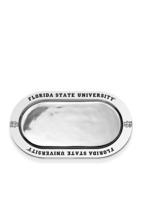 Wilton Armetale Florida State Seminoles Large Oval Tray