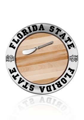 Wilton Armetale Florida State Seminoles Small Round Cheese Board