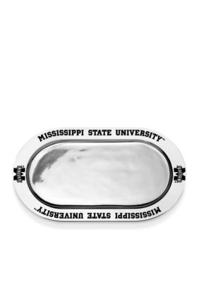 Wilton Armetale Mississippi State Bulldogs Large Oval Tray