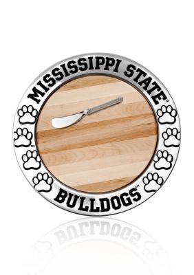 Wilton Armetale Mississippi State Bulldogs Small Round Cheese Board