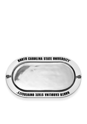 Wilton Armetale NC State Wolfpack Large Oval Tray