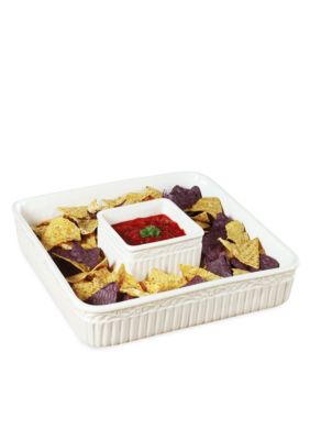 Italian Countryside Square Chip & Dip