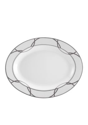 Wedding Ring Oval Serving Platter