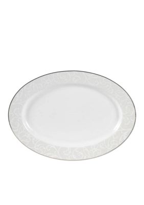Parchment Modern Oval Platter
