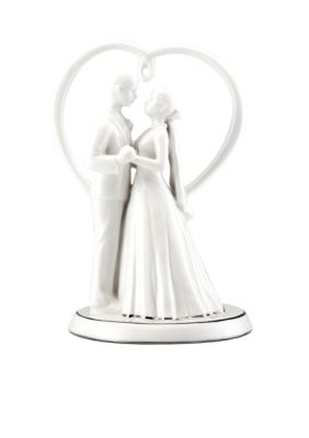 Mikasa Love Story Cake Topper Porcelain White Boxed