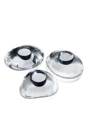 Orrefors Memorable Moments Lightstones 3 pack - Faith, Hope & Love