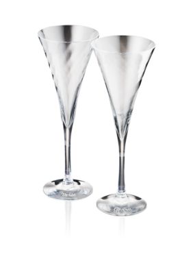 Orrefors Memorable Moments MM Helena Champagne Bride & Groom- 2pk