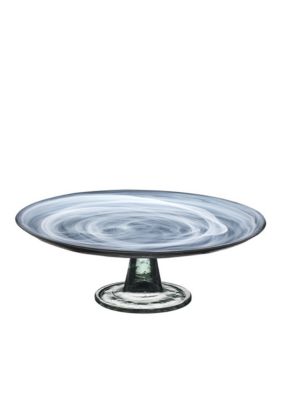 Kosta Boda SEA Sweet Cake Plate Black