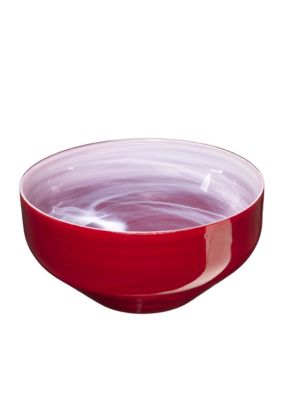 Kosta Boda SEA Sweet Large Bowl- Red