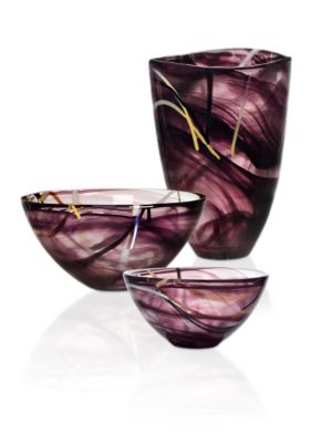 Kosta Boda Contrast Purple