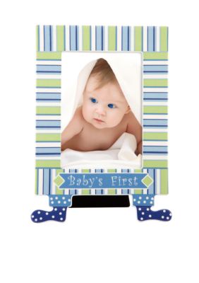 Gorham Merry-Go-Round Little Boy Blue Baby's First 5x7 Frame