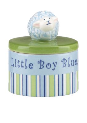Gorham Merry-Go-Round Little Boy Blue Round Trinket Box