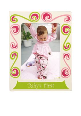 Gorham Merry-Go-Round Little Girl with a Curl 5x7 Baby's First Frame