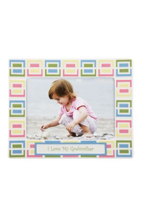 Gorham Merry-Go-Round Pitter Patter I Love my Godmother 5x7 Frame