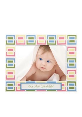 Gorham Merry-Go-Round Pitter Patter Our New Grandchild 5x7 Frame