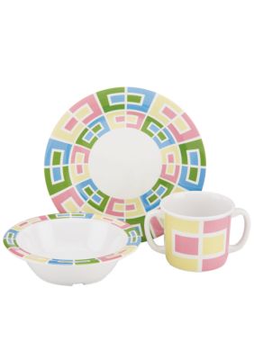 Gorham Merry-Go-Round Pitter Patter 3-Piece Melamine Set