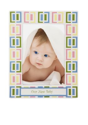 Gorham Merry-Go-Round Pitter Patter Our New Baby 5x7 Frame