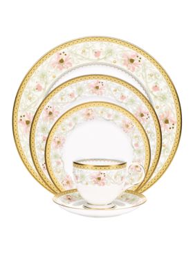 Blooming Splendor 5 Piece Plate Setting