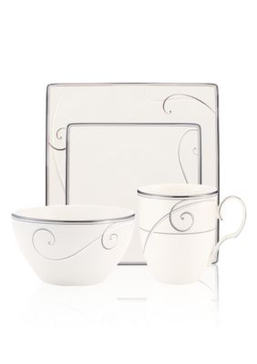 Noritake Platinum Wave Square