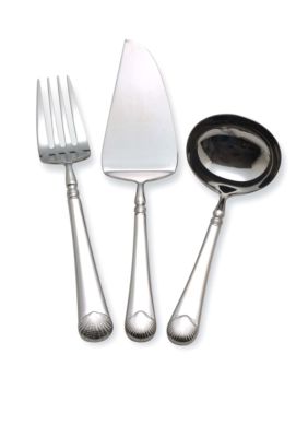 Reed & Barton Gloucester Shell 3 Piece Serve Set