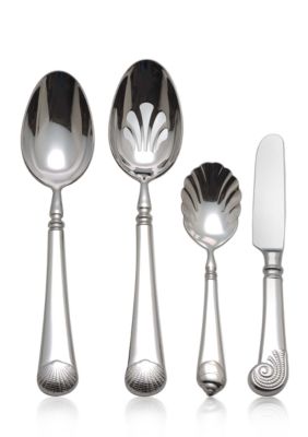 Reed & Barton Seashells 4 Piece Hostess Set