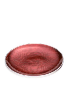 Towle Hammersmith Jewels Ruby Round Platter 13-in.