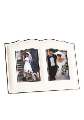 Lenox Opal Innocence Double 5x7 Invitation Frame