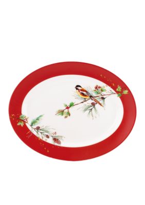 Winter Song Oval Platter