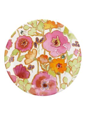 Floral Fusion Round Platter