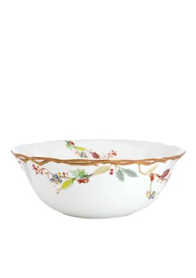 Winter Song Carved Bowl