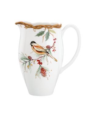 Winter Song Carved Pitcher
