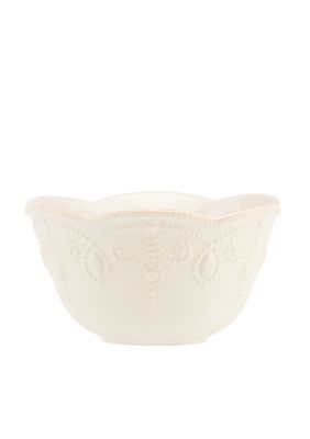 French Perle White Fruit Bowl