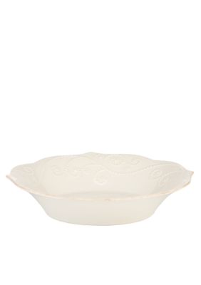 French Perle White Individual Pasta Bowl