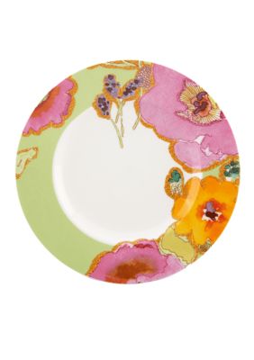 Floral Fusion Kiwi Accent Plate