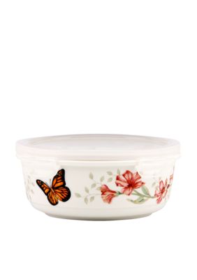 Butterfly Meadow Bowl with Locking Lid