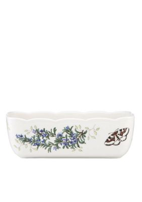 Lenox Butterfly Meadow Herbs Loaf Pan