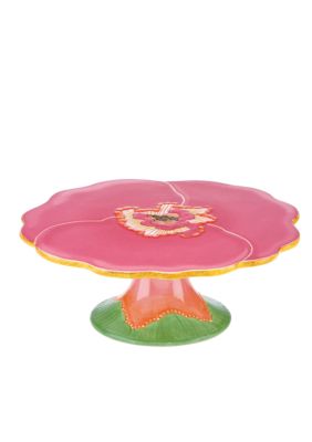 Floral Fusion Cake Plate