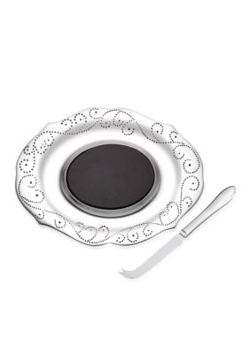 Lenox French Perle Cheeseboard with Knife