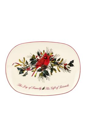 Lenox Winter Greetings Gift of Friends Platter