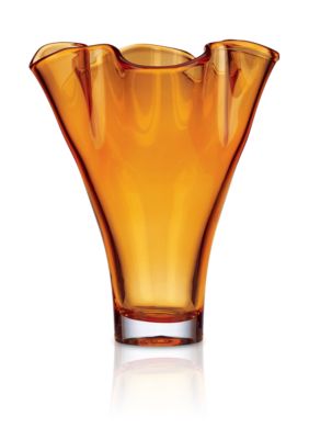 Lenox Amber Ruffle Vase