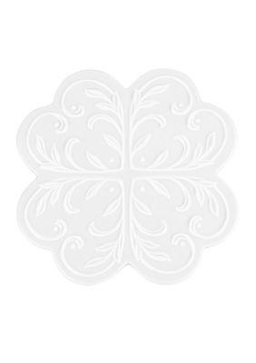 Opal Innocence Carved Heart Trivet