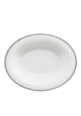 Silver Aster Oval Vegetable