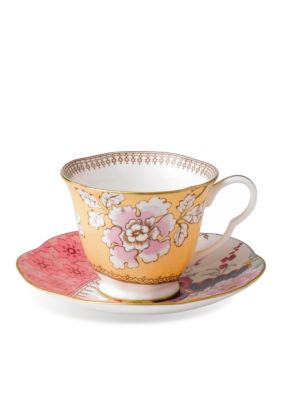 Wedgwood Butterfly Bloom Floral Bouquet Cup and Saucer