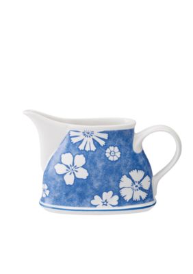 Farmhouse Touch Blue Flowers Creamer