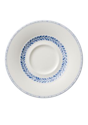 Farmhouse Touch Blue Flowers Breakfast Saucer