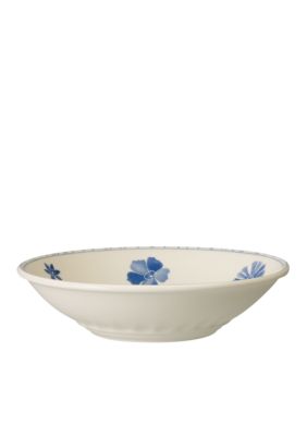 Farmhouse Touch Blue Flowers Soup Bowl