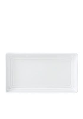 Gordon Ramsay Maze White Rectangular Server 11-in. x 6-in.